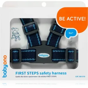 BabyOno Be Active Safety Harness First Steps hair accessory for children Dark Blue 6 m+ 1 pc