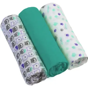 BabyOno Diaper Super Soft cloth nappies Mint 70 × 70 cm 3 pc