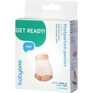 BabyOno Get Ready Multiple-use Mesh Panties postpartum underwear size XL 2 pc