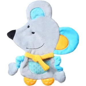 BabyOno Have Fun Cuddly Toy for Babies soft snuggly toy with teether Mouse Kirstin 1 pc