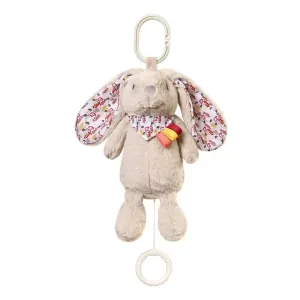 BabyOno Have Fun Musical Toy Rabbit Milly contrast hanging toy with melody 1 pc