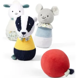 BabyOno Have Fun Plush Bowling Pins gift set for children from birth Badger Edmund and Friends