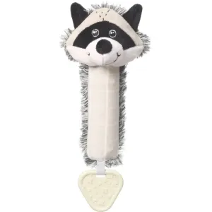 BabyOno Squeaky Toy with Teether squeaky toy with teether Racoon Rocky 1 pc
