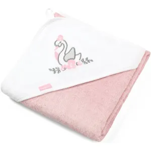 BabyOno Take Care Bamboo Towel towel with hood Pink 85x85 cm