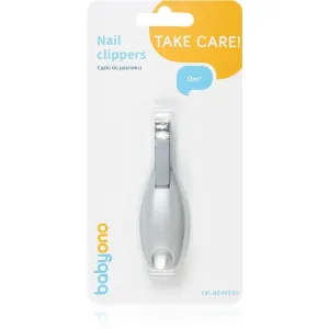 BabyOno Take Care nail clippers for children Grey 1 pc