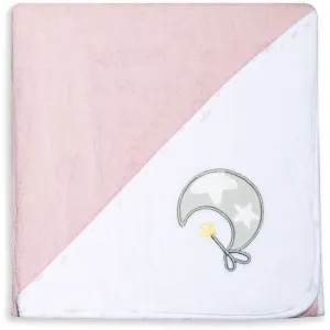 BabyOno Take Care Terry Hooded Towl towel with hood Pink 85x85 cm