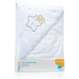 BabyOno Towel Terrycloth towel with hood White 100x100 cm