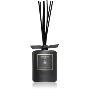 Bahoma London Obsidian Black Collection Patchouli & Musk aroma diffuser with refill 100 ml