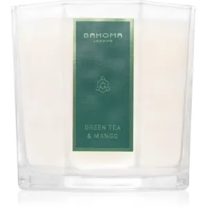 Bahoma London Octagon Collection Green Tea & Mango scented candle 180 g