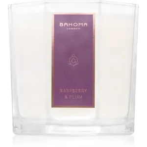 Bahoma London Octagon Collection Raspberry & Plum scented candle 180 g