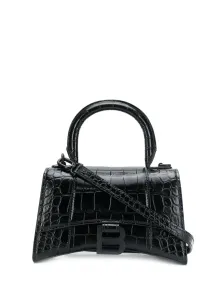BALENCIAGA - Hourglass Small Leather Top-handle Bag #1645102