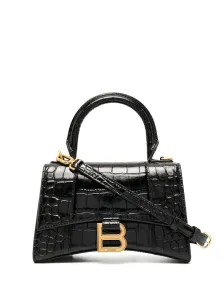 BALENCIAGA - Hourglass Small Leather Top-handle Bag #1645432