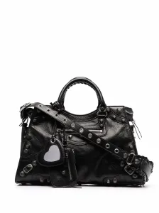 BALENCIAGA - Neo Cagole City Leather Handbag
