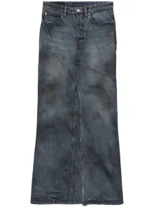 BALENCIAGA - Denim Long Skirt