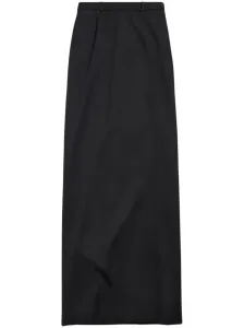 BALENCIAGA - Wool Midi Skirt