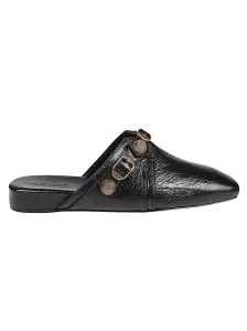 BALENCIAGA - Cosy Cagole Leather Slippers