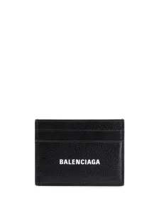 BALENCIAGA - Cash Leather Credit Card Case
