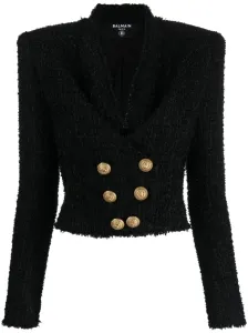 BALMAIN - Tweed Cropped Jacket #1720507