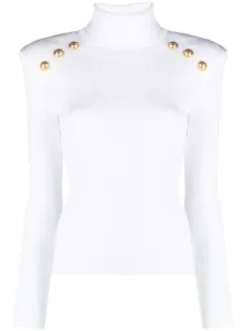 BALMAIN - Gold Embossed Buttons Sweater #1720778