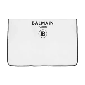 Balmain Logo Blanket White #1577162
