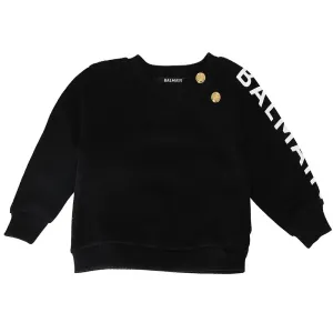 Balmain Baby Boy Sweater Black 18M