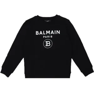 Balmain Boys Logo Sweater Black 10Y #685783