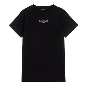 Balmain Paris Boys Logo T-shirt Black 12Y #1576958