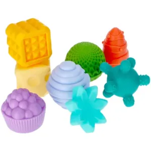Bam-Bam Set of Textured Toys activity toy 6m+ 8 pc