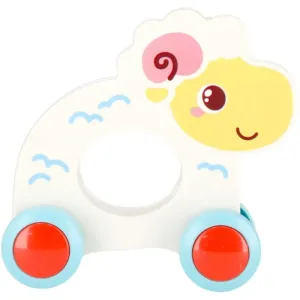 Bam-Bam Toy on Wheels squeaky toy 18m+ Sheep 1 pc