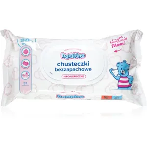 Bambino Baby Unscented Wet Wipes extra gentle cleansing wipes for children from birth 57 pc