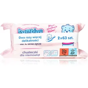 Bambino Baby Wet Wipes gentle wet wipes for babies 2x63 pc