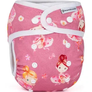 Bamboolik Organic Cotton Ballerinas washable nappy pants with insert with press studs