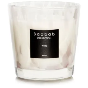Baobab Collection Pearls White scented candle 8 cm