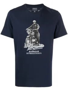 BARBOUR - Albie Printed Cotton T-shirt #1659534