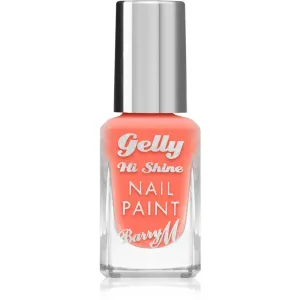 Barry M Gelly Hi Shine Nail Polish Shade Pink Grapefruit 10 ml