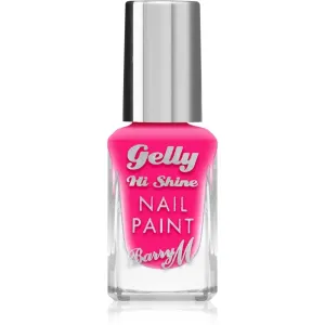Barry M Gelly Hi Shine nail polish shade Pink Punch 10 ml