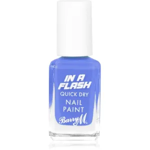 Barry M IN A FLASH quick-drying nail polish shade Turquoise Thrill 10 ml