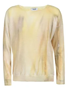 BASE - Cotton Blend Crewneck Sweater #1206826
