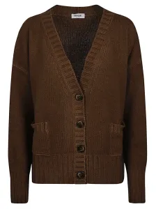 BASE - Wool V-necked Cardigan