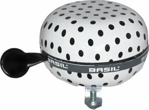 Basil Polkadot White/Black Bicycle Bell