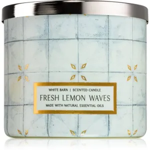 Bath & Body Works Fresh Lemon Waves scented candle 411 g