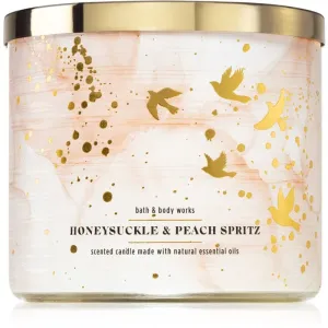 Bath & Body Works Honeysuckle & Peach Spritz scented candle 411 g