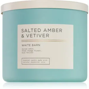 Bath & Body Works Salted Amber & Vetiver scented candle 411 g
