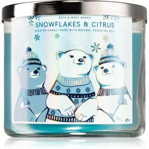 Bath & Body Works Snowflakes & Citrus scented candle I. 411 g