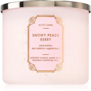Bath & Body Works Snowy Peach Berry scented candle 411 g