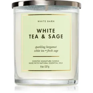 Bath & Body Works White Tea & Sage scented candle 227 g