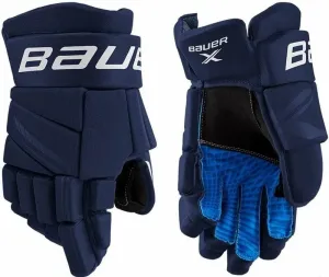 Bauer S21 X INT 13 Navy Hockey Gloves