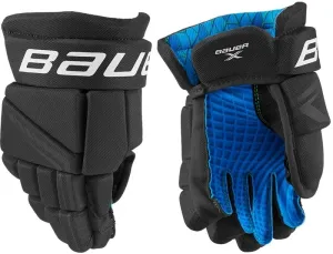 Bauer S21 X SR 14 Black/White Hockey Gloves