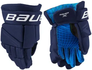 Bauer S21 X SR 14 Navy Hockey Gloves