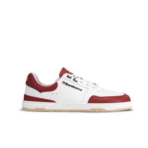Barefoot Sneakers Barebarics Wave - White & Crimson Red 37